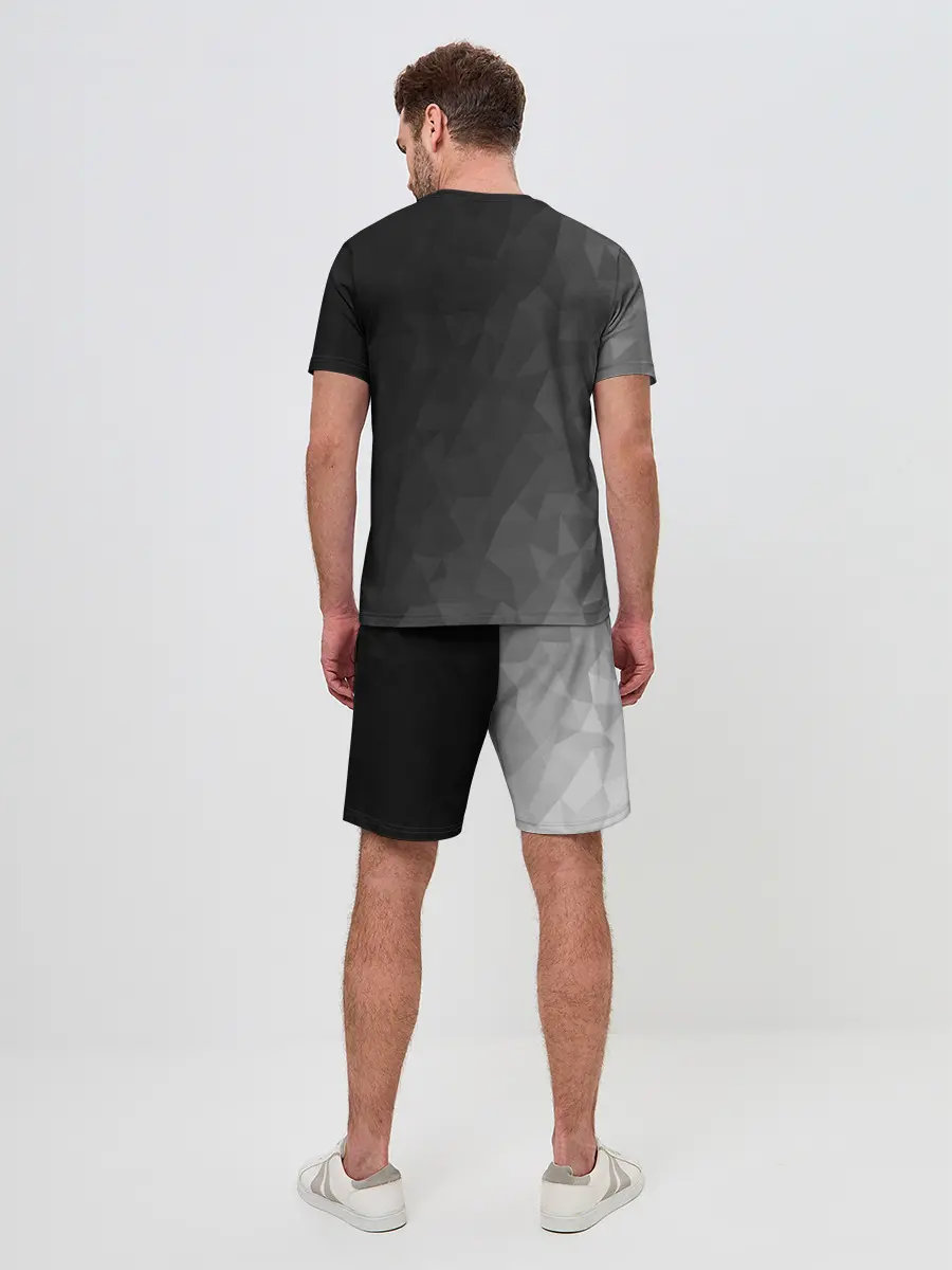 Мужской костюм с шортами / Dark abstraction