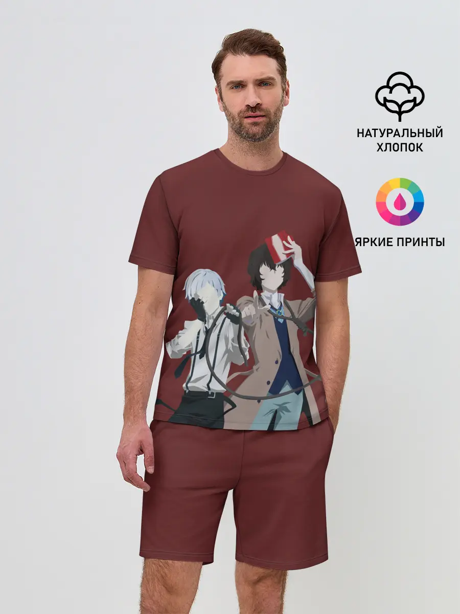 Мужской костюм с шортами / Atsushi Nakajima & Osamu Dazai