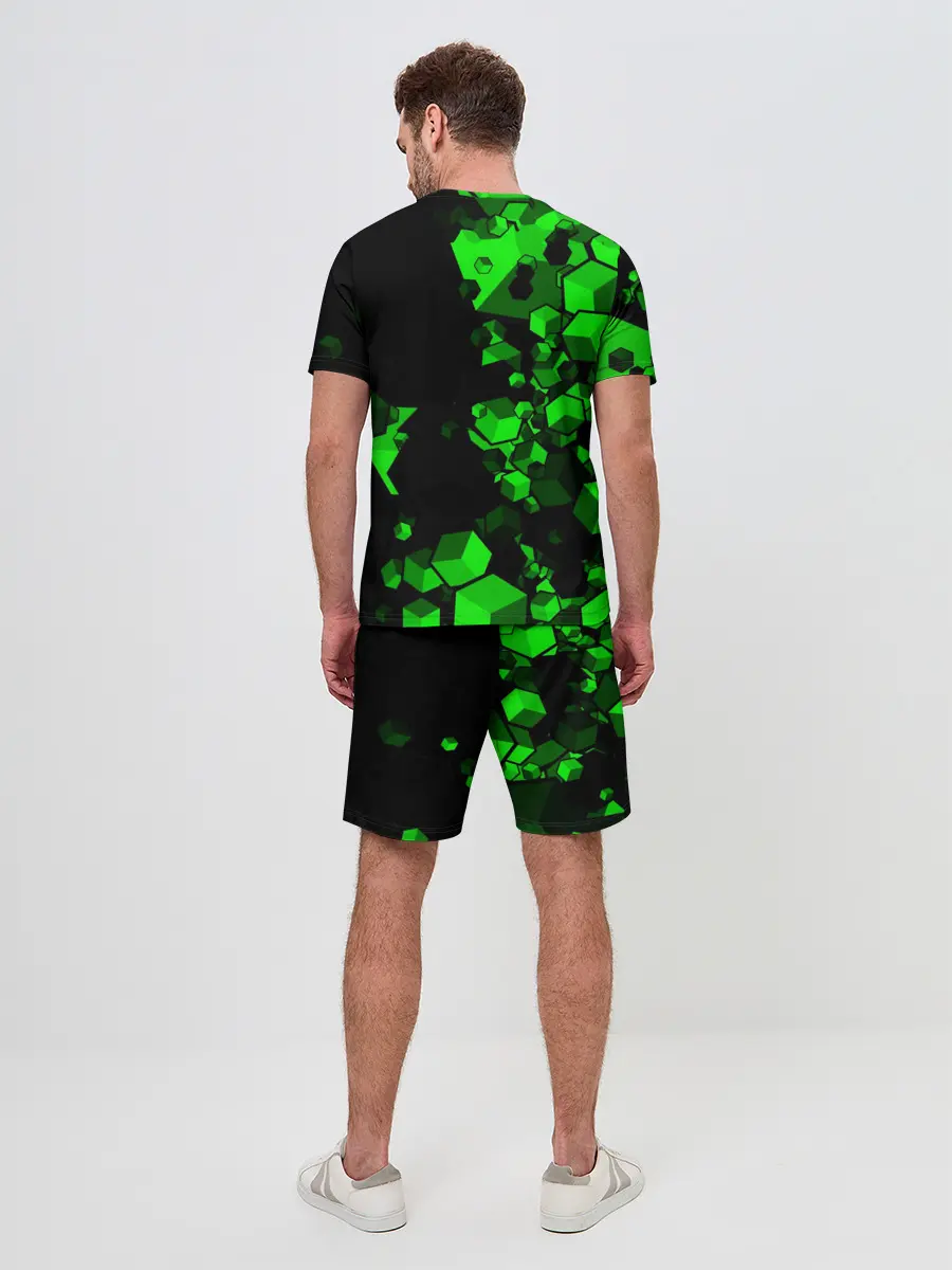 Мужской костюм с шортами / MINECRAFT