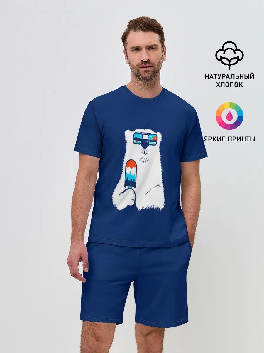 Мужской костюм с шортами / Мишка