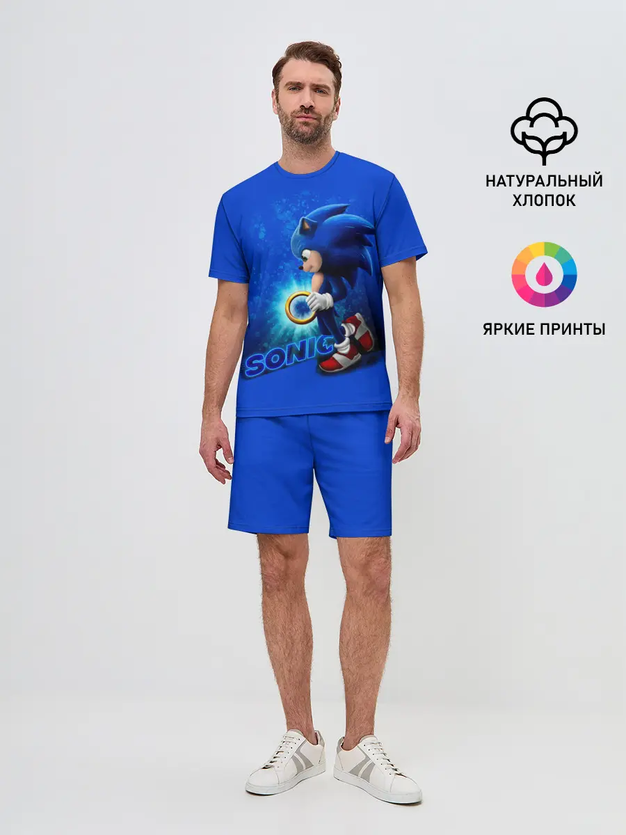 Мужской костюм с шортами / SONIC