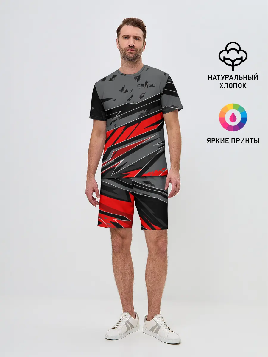 Мужской костюм с шортами / Counter-Strike
