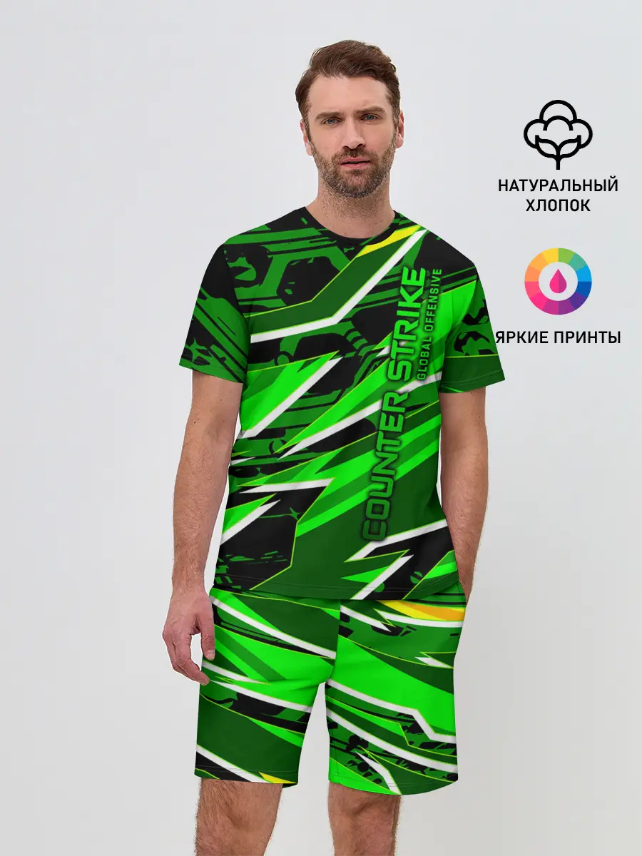 Мужской костюм с шортами / Counter-Strike