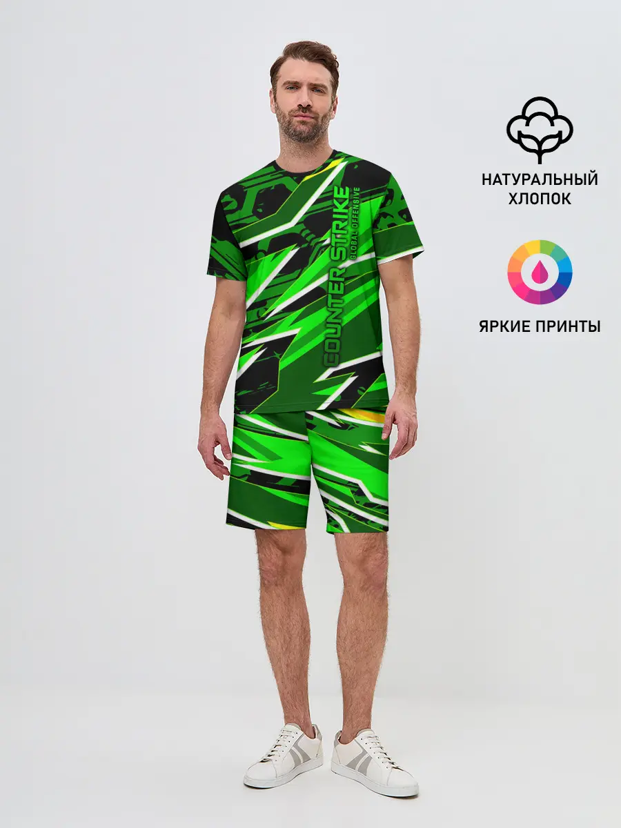 Мужской костюм с шортами / Counter-Strike