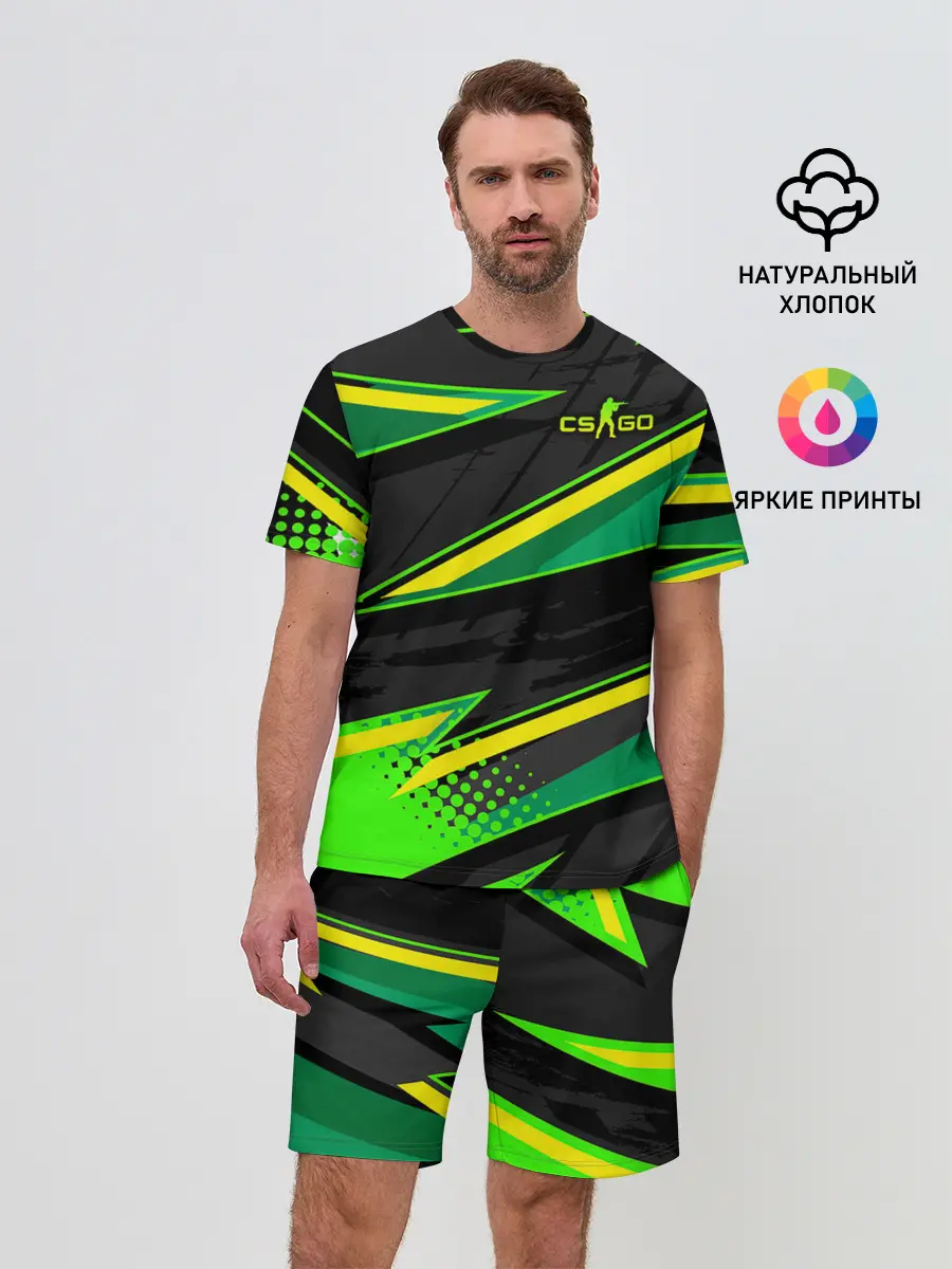 Мужской костюм с шортами / Counter-Strike