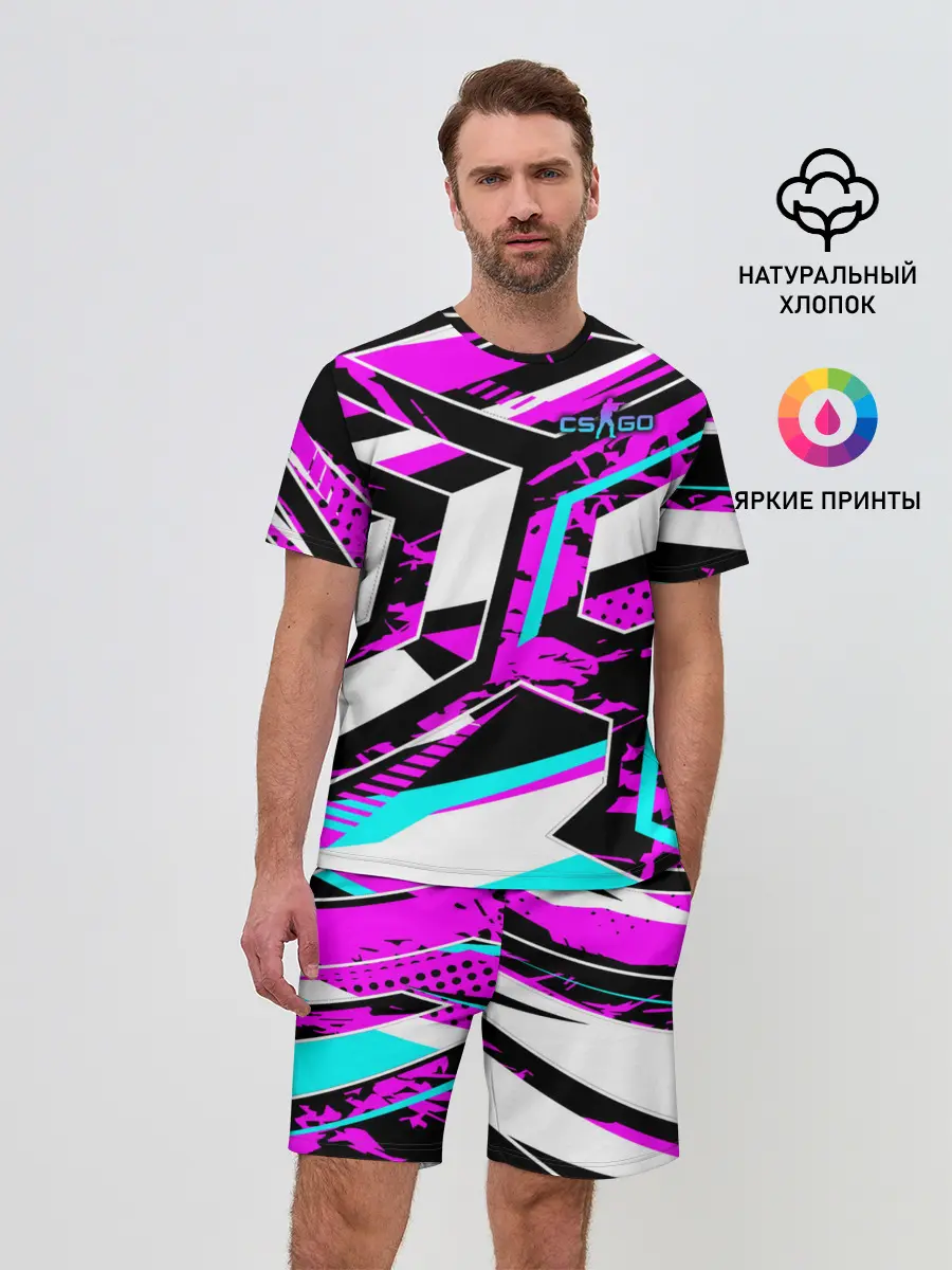 Мужской костюм с шортами / Counter-Strike