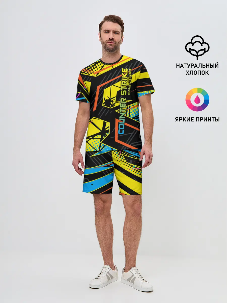 Мужской костюм с шортами / Counter-Strike