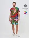 Мужской костюм с шортами / ФРАКТАЛЬНЫЙ УЗОР
