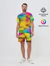Мужской костюм с шортами / Радужный звездопад
