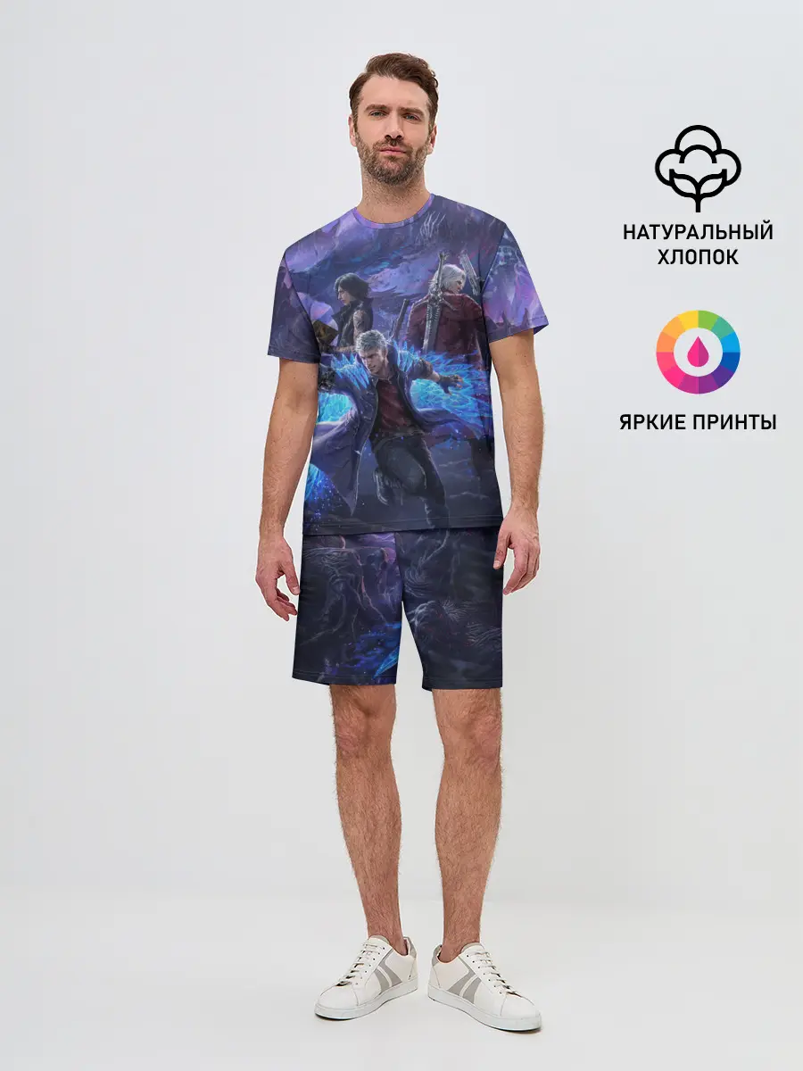 Мужской костюм с шортами / DEVIL MAY CRY | ДЕВИЛ МАЙ КРАЙ