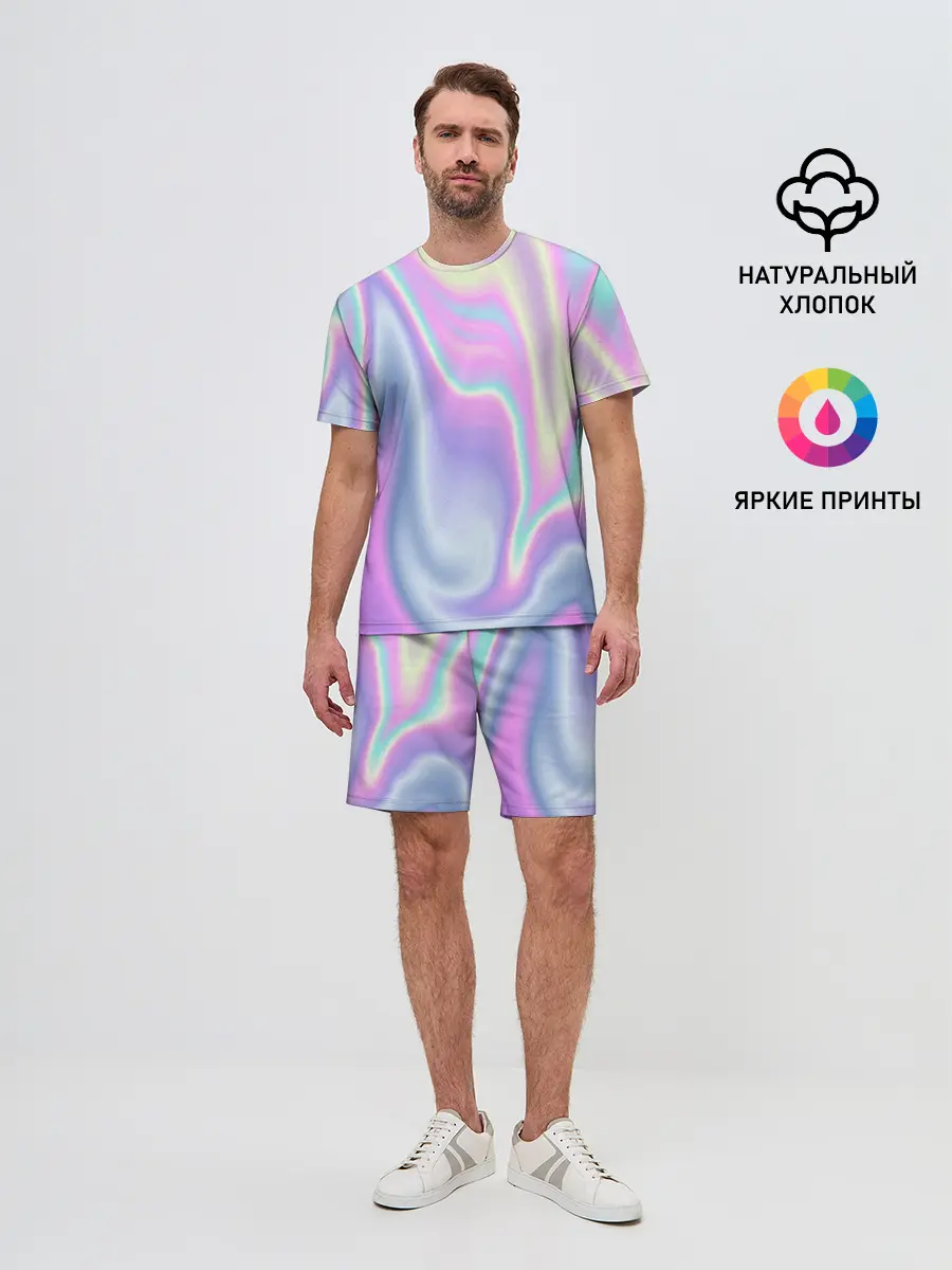 Мужской костюм с шортами / Vaporwave