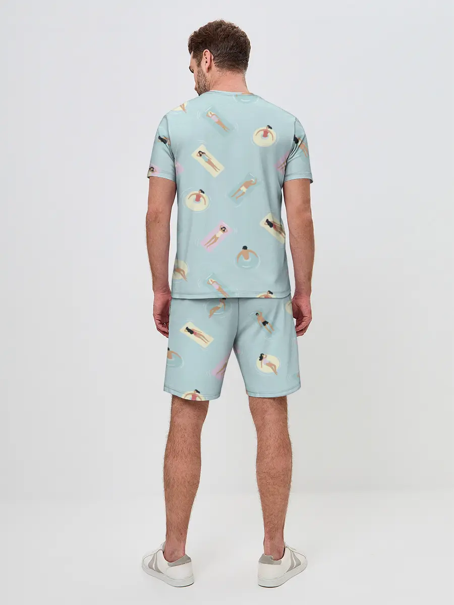 Мужской костюм с шортами / Пляжный сезон