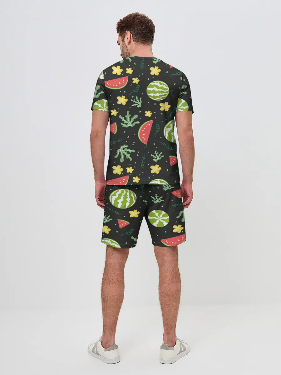 Мужской костюм с шортами / Арбузики