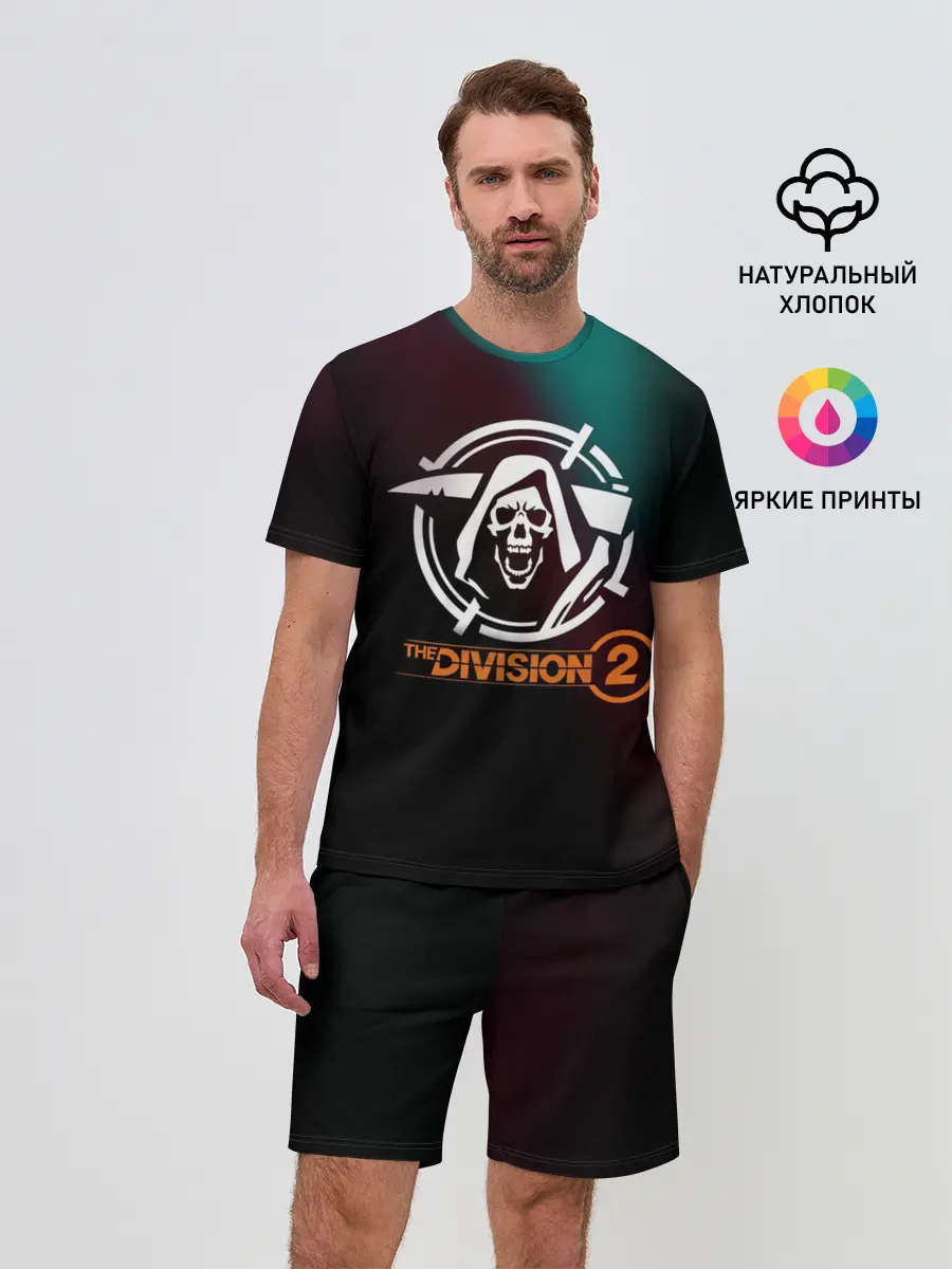 Мужской костюм с шортами / The Division 2 Logo