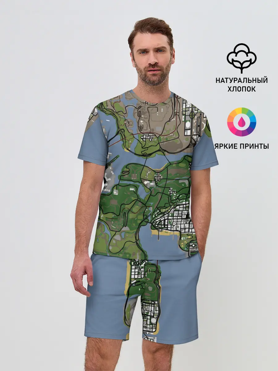 Мужской костюм с шортами / San andreas