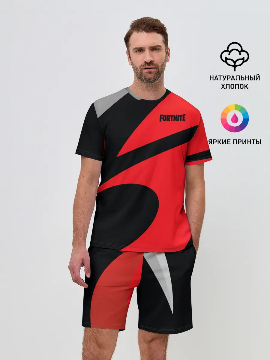 Мужской костюм с шортами / Fortnite