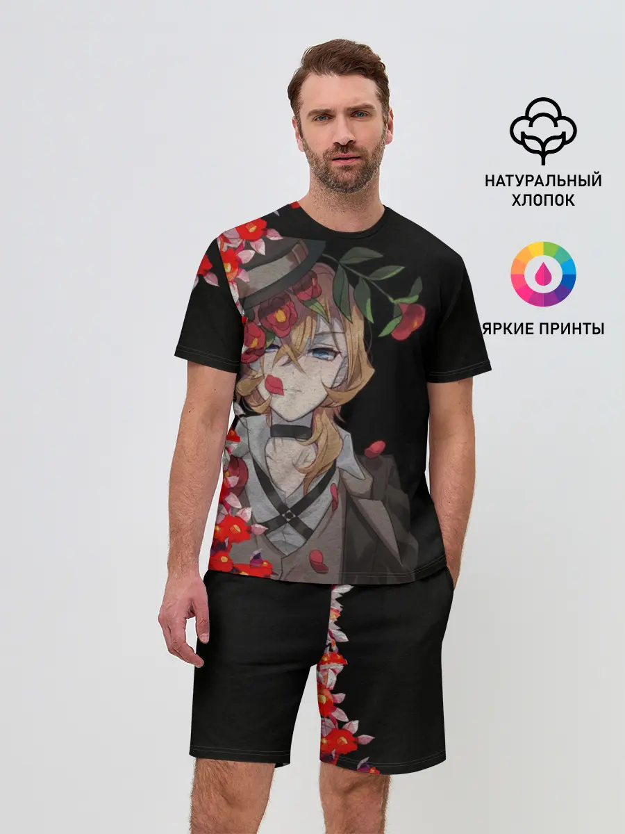 Мужской костюм с шортами / Чуя Накахара. ВЕЛИКИЙ ИЗ БРОДЯЧИХ ПСОВ