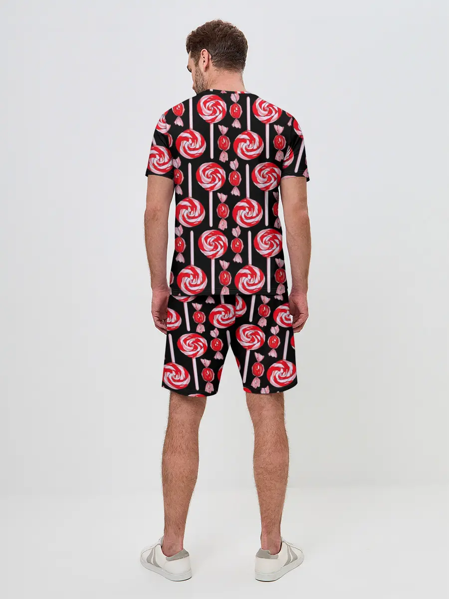 Мужской костюм с шортами / Леденцы