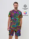 Мужской костюм с шортами / Психоделика