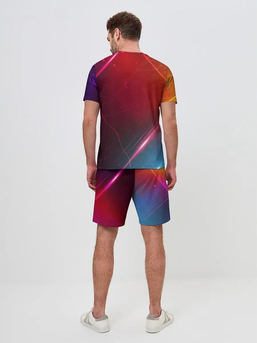 Мужской костюм с шортами / НЕОНОВАЯ АБСТРАКЦИЯ