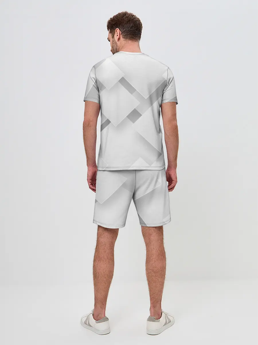 Мужской костюм с шортами / Геометрическая Абстракция