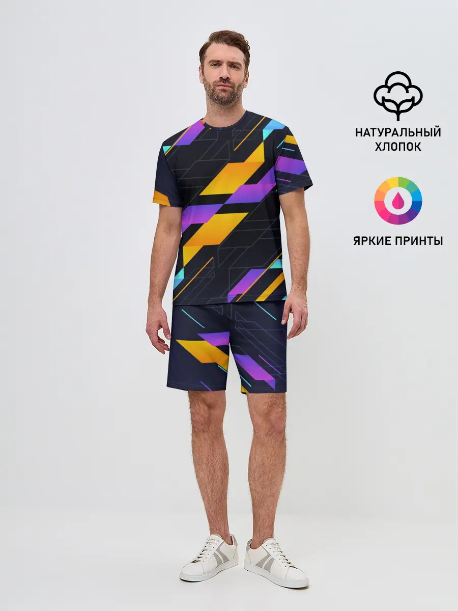 Мужской костюм с шортами / Modern Geometry