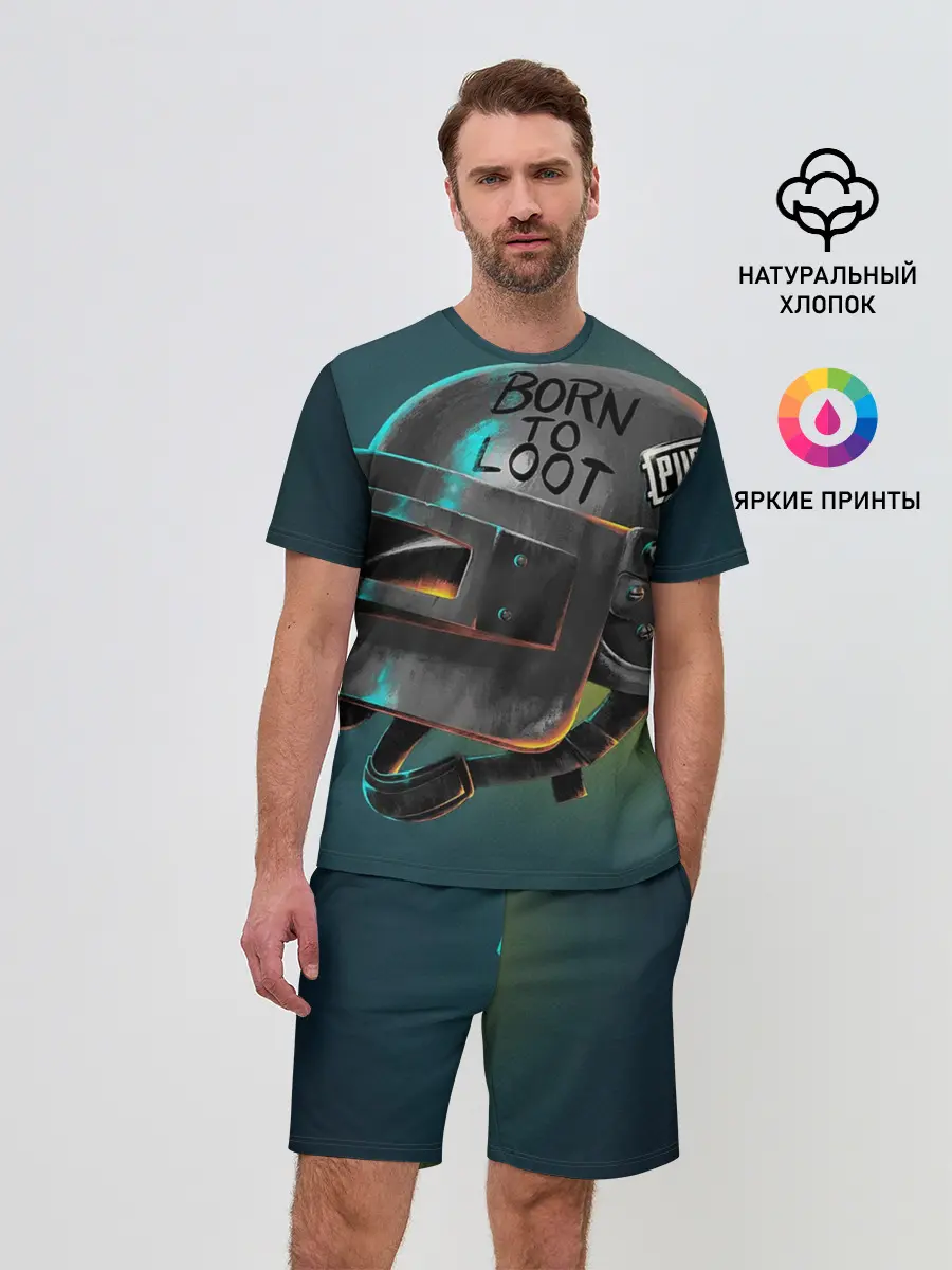 Мужской костюм с шортами / PUBG