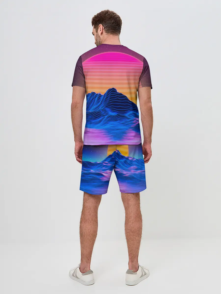Мужской костюм с шортами / RETRO NEON