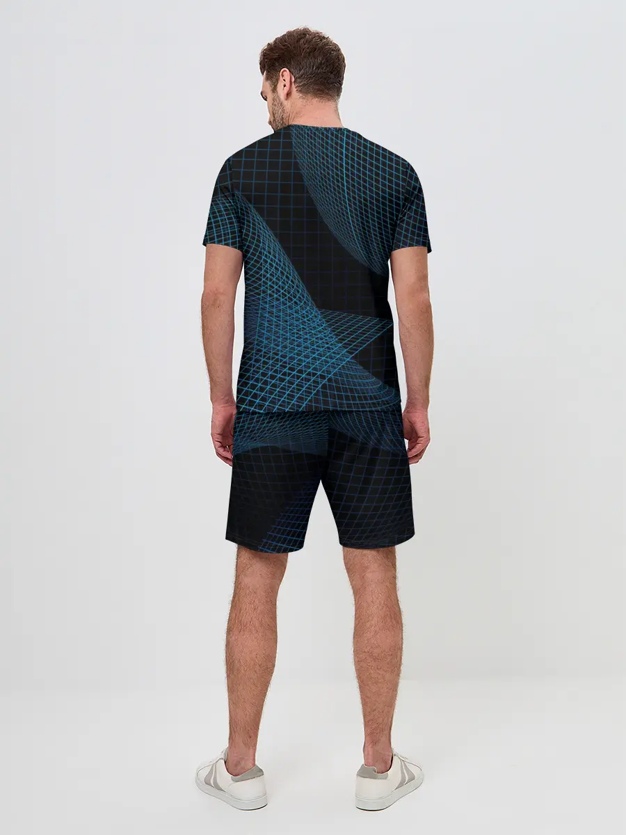 Мужской костюм с шортами / Сетка