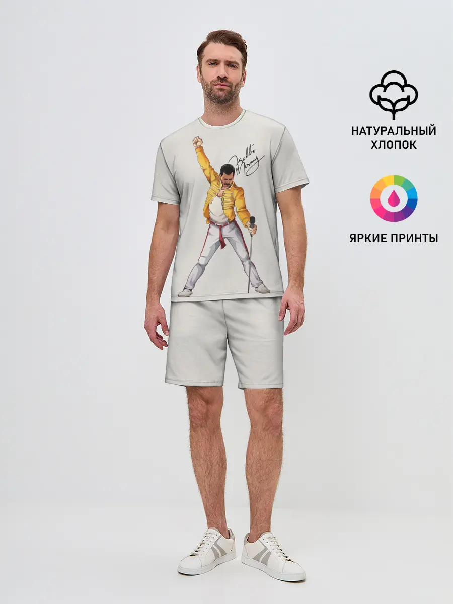 Мужской костюм с шортами / Фредди Меркьюри автограф