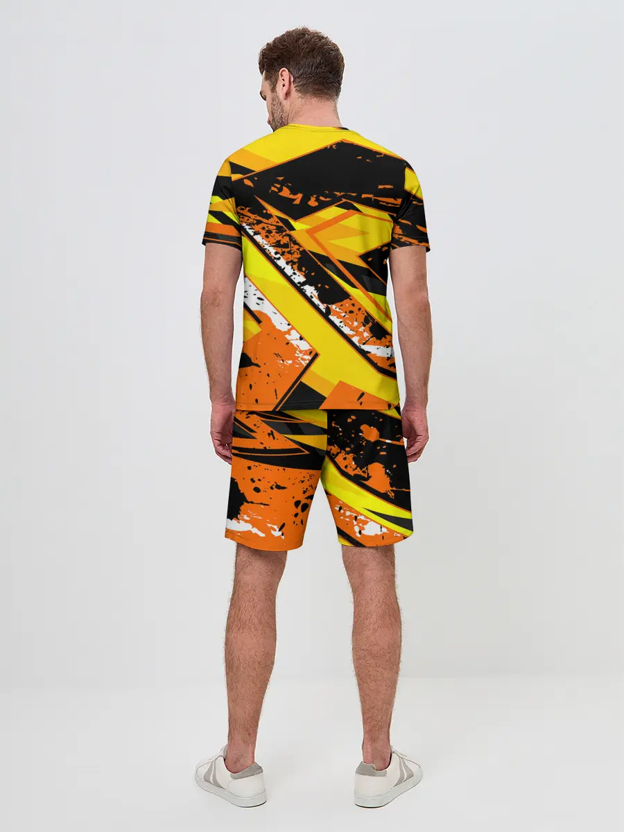 Мужской костюм с шортами / orange cheeky rust