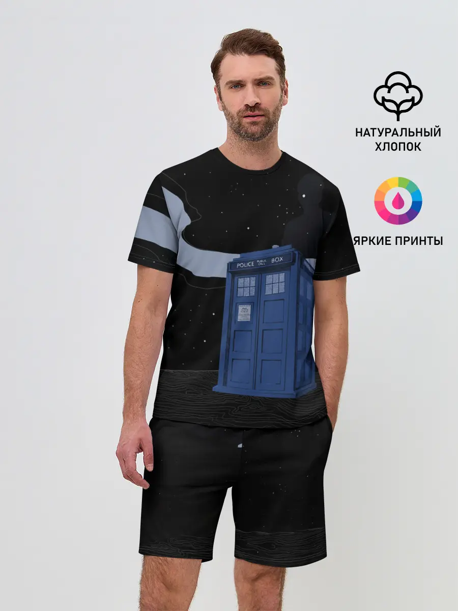 Мужской костюм с шортами / ТАРДИС