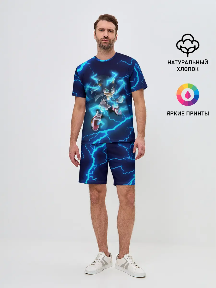 Мужской костюм с шортами / SONIC | СОНИК