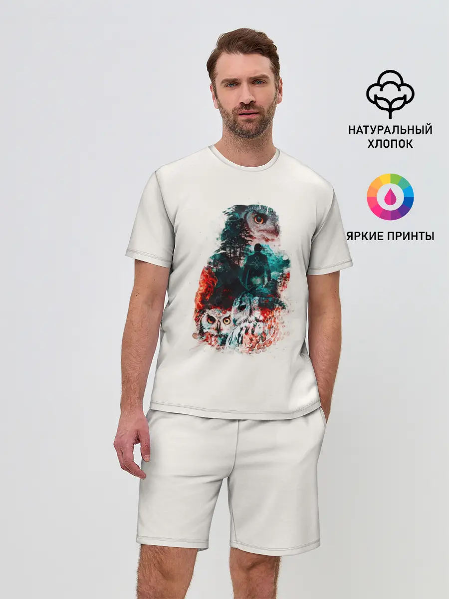 Мужской костюм с шортами / Twin Peaks