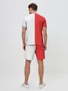 Мужской костюм с шортами / Красно-белая форма