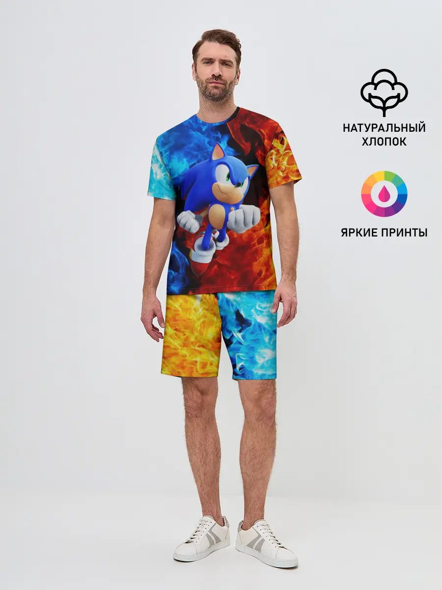 Мужской костюм с шортами / SONIC