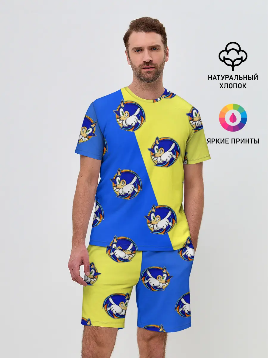 Мужской костюм с шортами / Sonic - Соник
