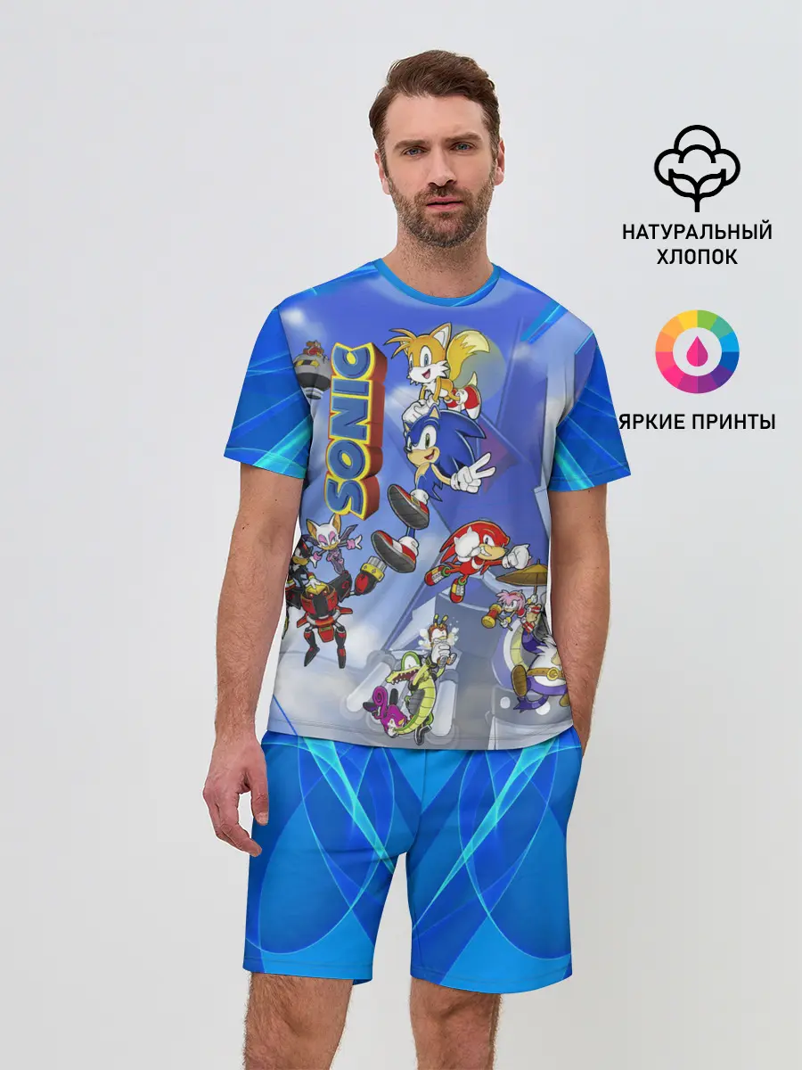 Мужской костюм с шортами / Sonic