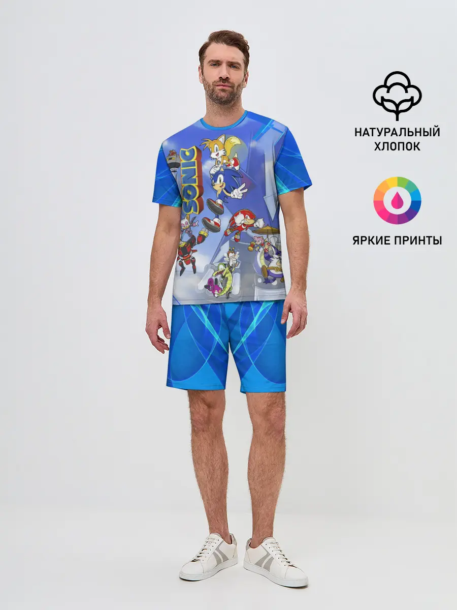 Мужской костюм с шортами / Sonic
