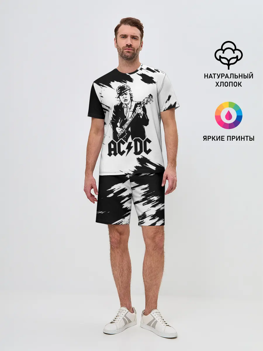 Мужской костюм с шортами / AC/DC