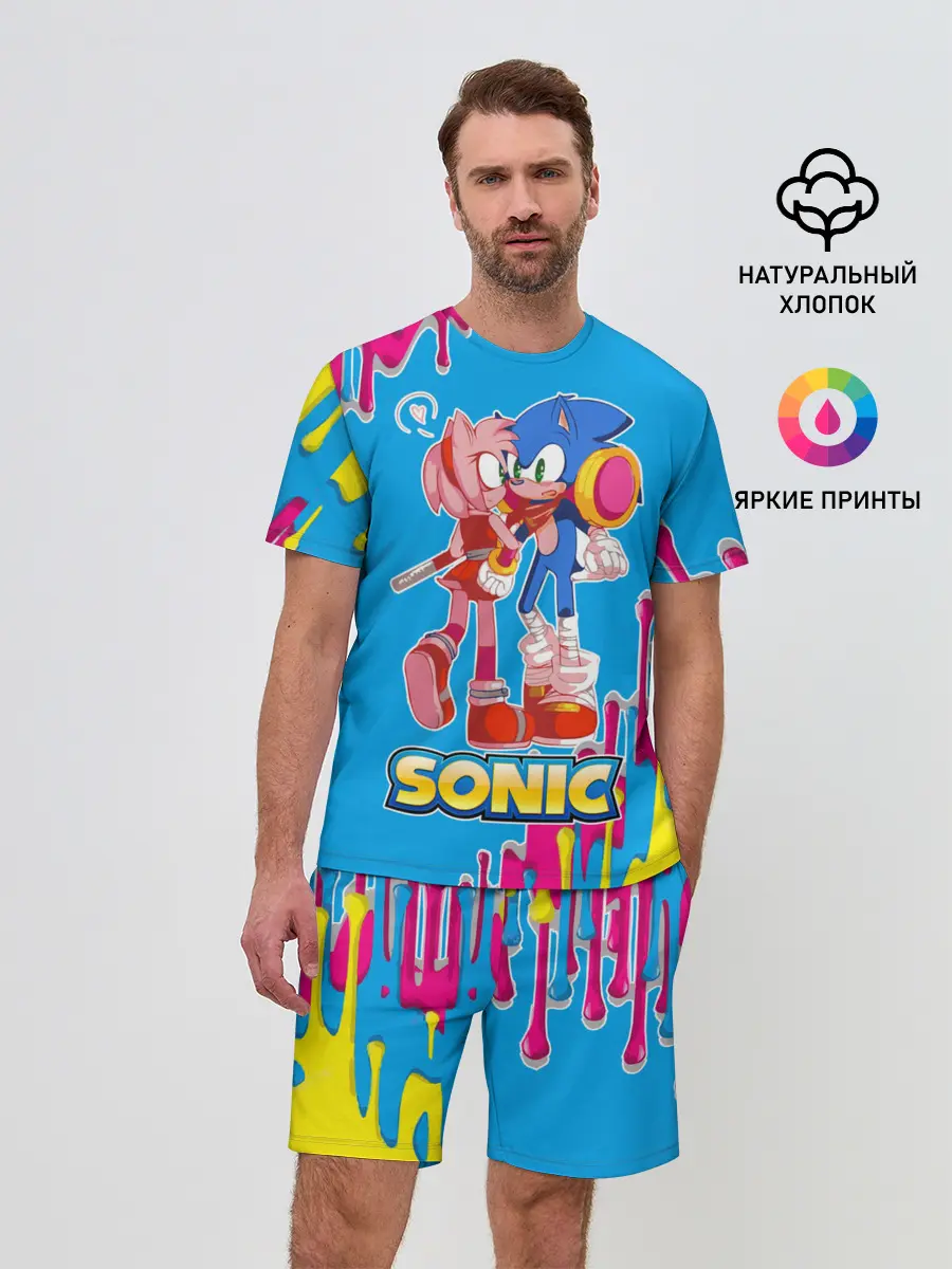 Мужской костюм с шортами / Sonic