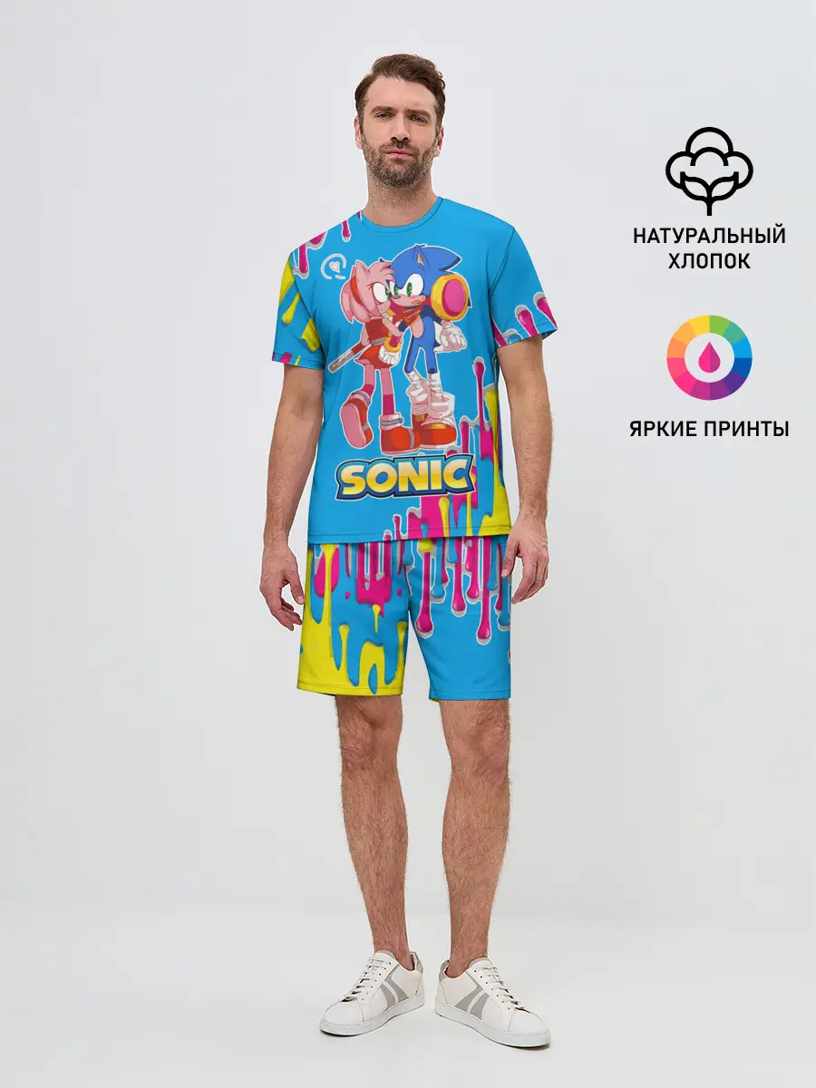 Мужской костюм с шортами / Sonic