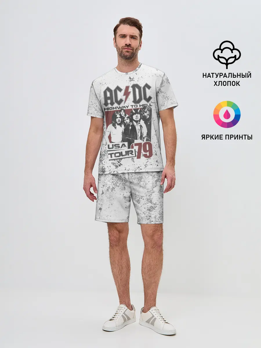 Мужской костюм с шортами / AC/DC