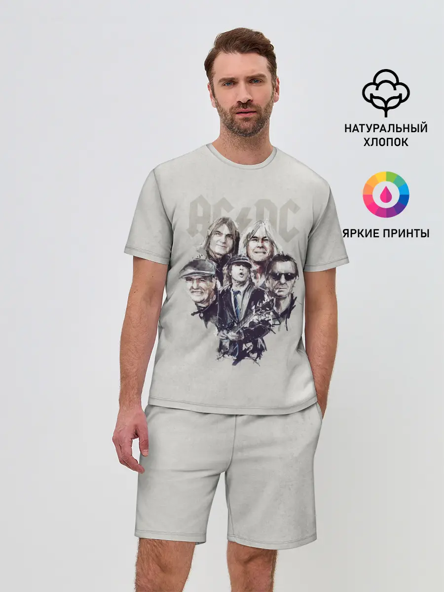 Мужской костюм с шортами / AC/DC