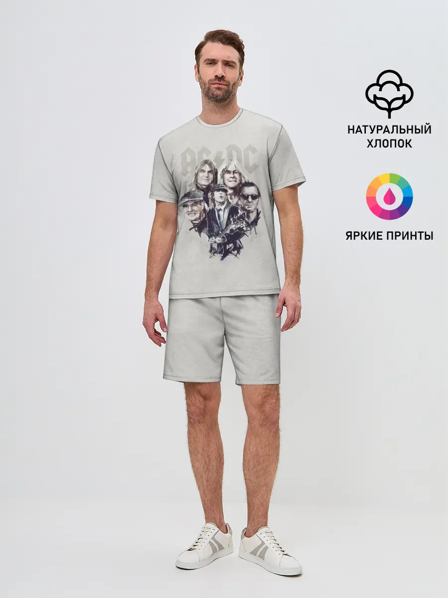 Мужской костюм с шортами / AC/DC