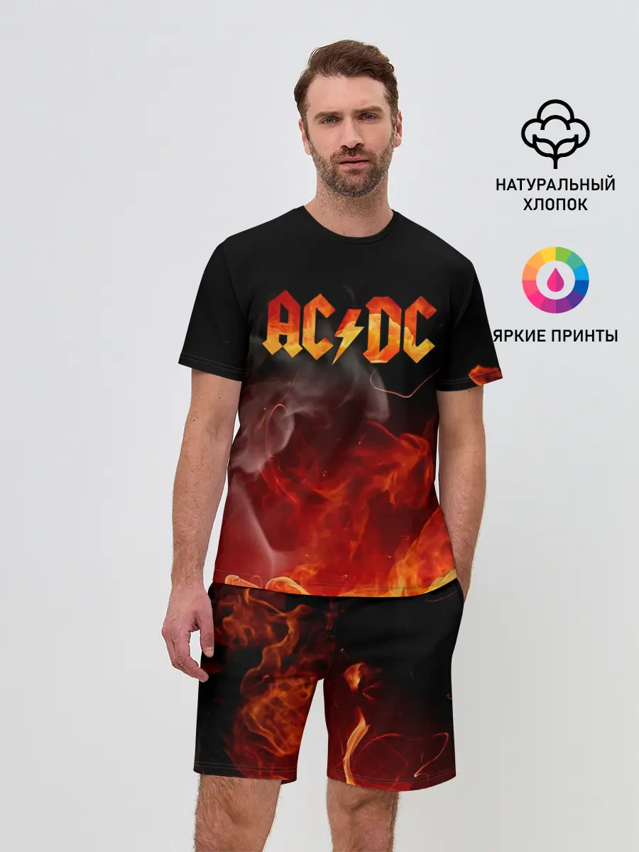 Мужской костюм с шортами / AC/DC