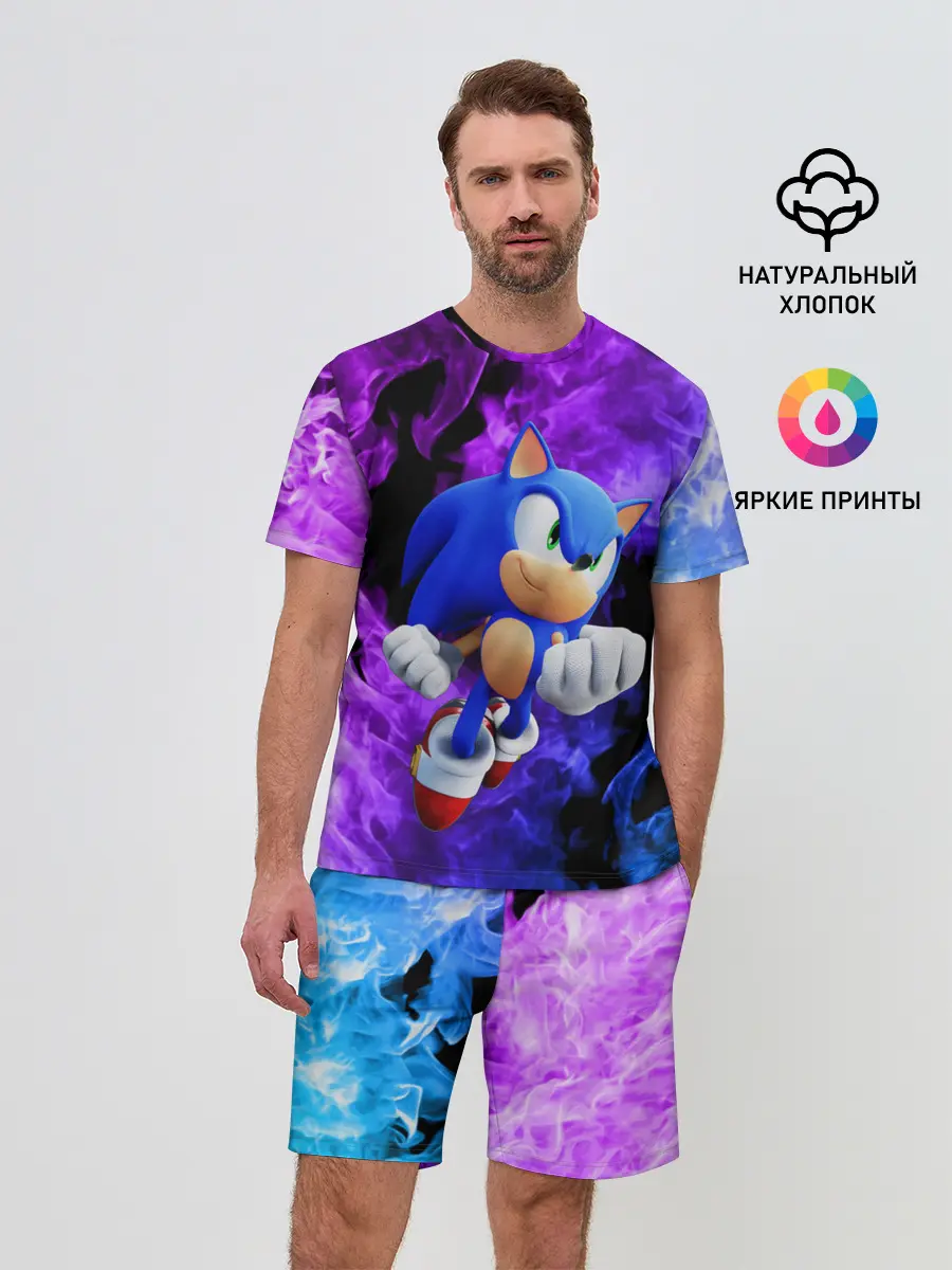 Мужской костюм с шортами / SONIC