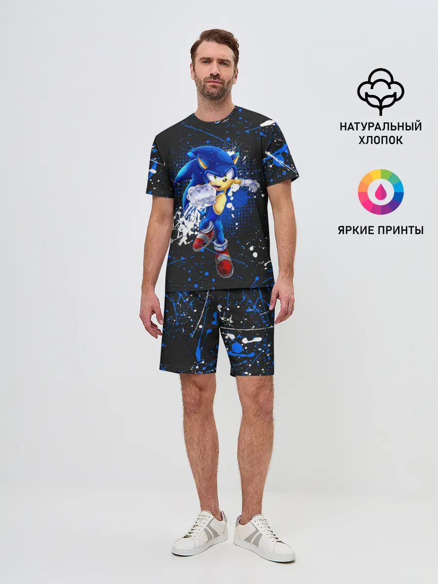 Мужской костюм с шортами / SONIC