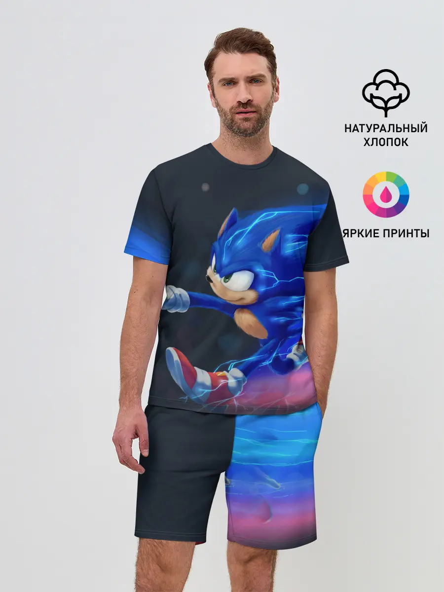 Мужской костюм с шортами / SONIC