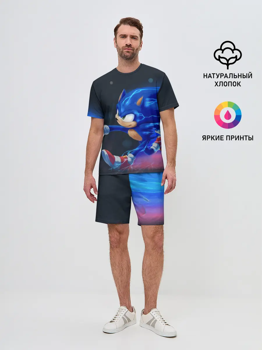 Мужской костюм с шортами / SONIC